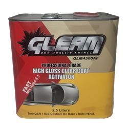 PROFESSIONAL GRADE HIGH GLOSS CLEAR COAR ACTOVATOR FAST